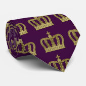 Golden Royal Crown II + je ruggengraat. en ideeën Stropdas (Opgerold)