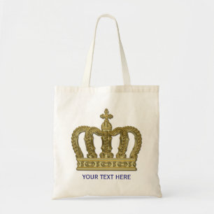 Golden Royal Crown II + je ruggengraat. en ideeën Tote Bag