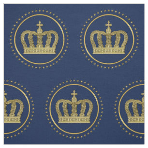Golden Royal Crown II & Stars + uw rug en ideeën Stof