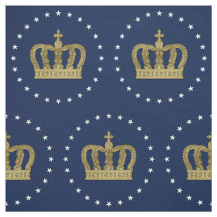 Golden Royal Crown II & Stars + uw rug en ideeën Stof