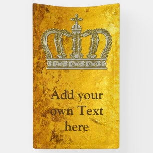 Golden Royal Crown III + je ruggengraat. en ideeë Spandoek