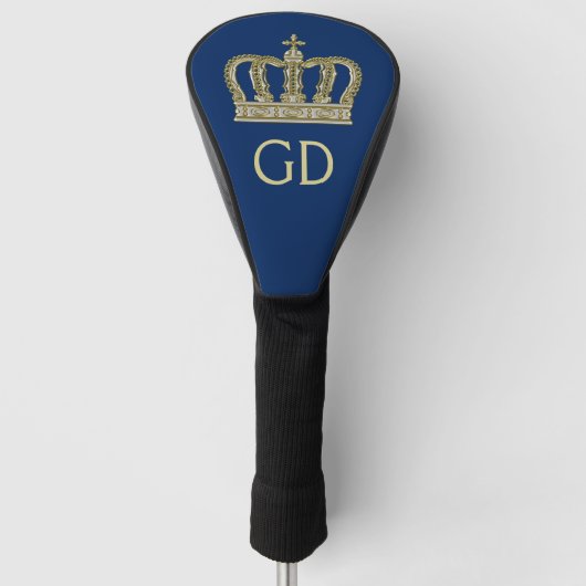 Golden Royal Crown III + je ruggengraat. en ideeën Golfheadcover (Voorkant)