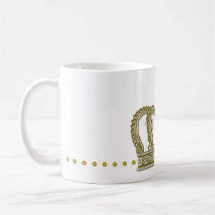 Golden Royal Crown III + je ruggengraat. en ideeën Koffiemok