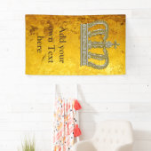 Golden Royal Crown III + je ruggengraat. en ideeën Spandoek (Insitu)