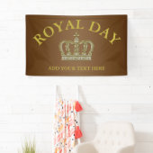 Golden Royal Crown III + je ruggengraat. en ideeën Spandoek (Insitu)