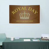 Golden Royal Crown III + je ruggengraat. en ideeën Spandoek (Beurs)