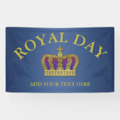 Golden Royal Crown IV + je ruggengraat. en ideeën Spandoek (Horizontaal)