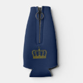 Golden Royal Crown + je ruggengraat. en ideeën Flesjeskoeler (Achterkant)