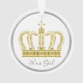 Golden Royal Crown + je ruggengraat. en ideeën Ornament (achterkant)