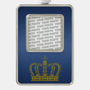 Golden Royal Crown + je ruggengraat. en ideeën Verzilverd Omlijst Ornament