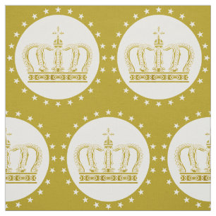 Golden Royal Crown & Stars + je rug. en ideeën Stof