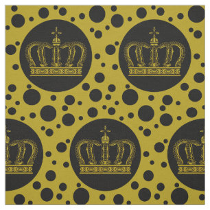 Golden Royal Crown & Stippen + je rug. en ideeën Stof
