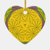 Golden Royal Egyptian. Unieke kleuren Keramisch Ornament (Voorkant)