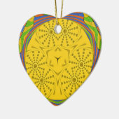 Golden Royal Egyptian. Unieke kleuren Keramisch Ornament (Links)