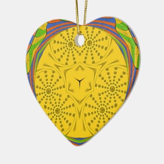 Golden Royal Egyptian. Unieke kleuren Keramisch Ornament (Links)