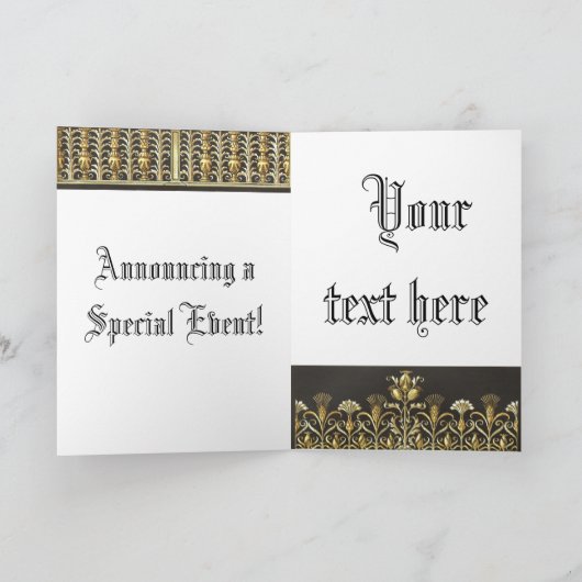 Golden Royal Gate Aankondiging (Binnen)