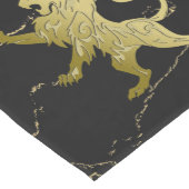 Golden Royal Lion Black Marmer Medium Tafelloper (Hoek)