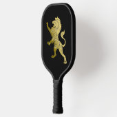 Golden Royal Lion Black Pickleball Paddle (Links)