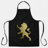 Golden Royal Lion Black Schort (Voorkant)