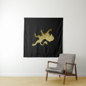 Golden Royal Lion Black Wandkleed (In Situ (horizontaal))