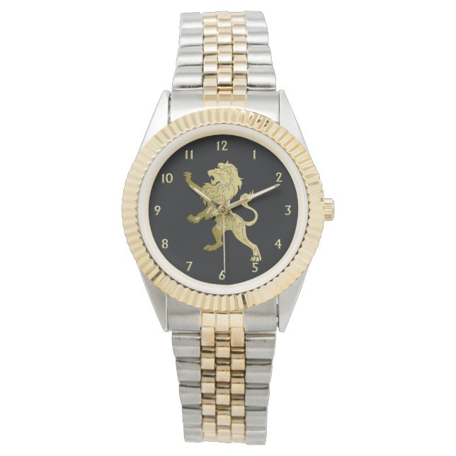 Golden Royal Lion Horloge (Voorkant)