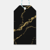 Golden Royal Lion Monogram Cadeaulabel (Achterkant)