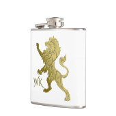 Golden Royal Lion Monogram Heupfles (Links)