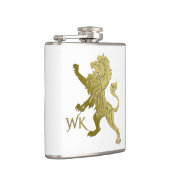 Golden Royal Lion Monogram Heupfles (Rechts)