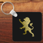 Golden Royal Lion Sleutelhanger (Voorkant)
