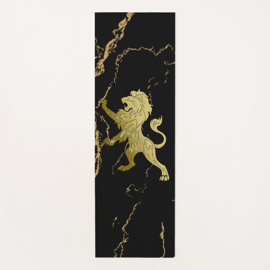 Golden Royal Lion Yogamat (Voorkant)