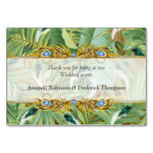 Golden Royal Peacock Feathers Kaart (Achterkant)