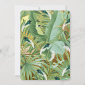 Golden Royal Peacock Feathers Kaart (Achterkant)