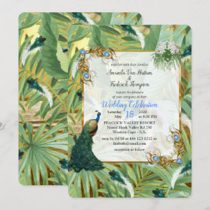 Golden Royal Peacock Feathers Kaart