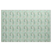 Golden Royal Peacock Feathers Stof (Fat Quarter)
