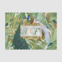 Golden Royal Peacock Feathers