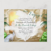 Golden Royal Peacock Feathers Uitnodiging Briefkaart (Voorkant)