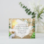 Golden Royal Peacock Feathers Uitnodiging Briefkaart (Staand voorkant)