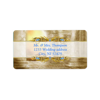 Golden Royal Peacock Temple Dreams Etiket