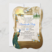 Golden Royal Peacock Temple Dreams Kaart (Voorkant)