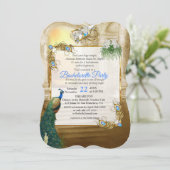 Golden Royal Peacock Temple Dreams Kaart (Staand voorkant)