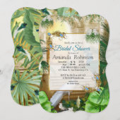 Golden Royal Peacock Temple Dreams Kaart (Voorkant / Achterkant)