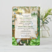 Golden Royal Peacock Temple Dreams Kaart (Staand voorkant)