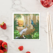 Golden Royal Peacock Temple Dreams Servet (Insitu)