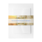 Golden Royal Peacock Temple Dreams Uitnodigingen Wikkel (Voorkant Voorbeeld)