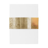 Golden Royal Peacock Temple Dreams Uitnodigingen Wikkel (Achterkant Voorbeeld)