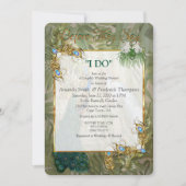  Golden Royal Peacock Temple dromen Kaart (Voorkant)