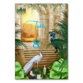 Golden Royal Peacock Temple Trouwdromen Kaart