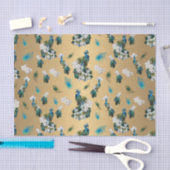 Golden Royal Peacock Temple Trouwdromen Tissuepapier (Craft)