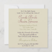 Golden Royal Red Star Monogram Uitnodiging voor he (Achterkant)