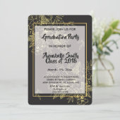 Golden Rozen Afstuderen Kaart (Staand voorkant)